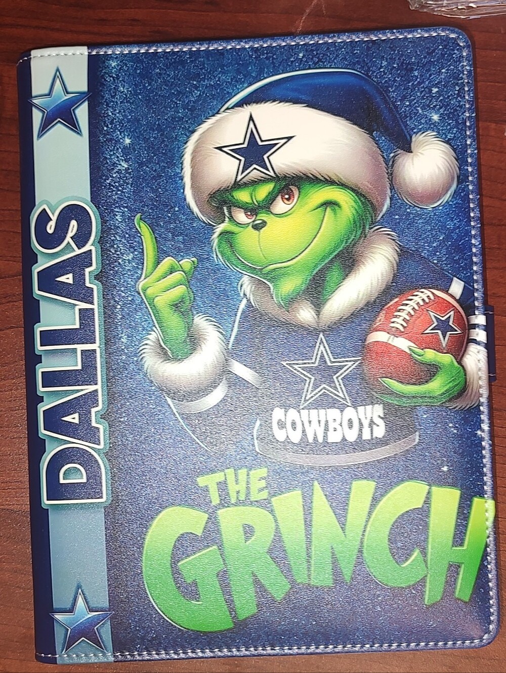 New! A5 Dallas Cowboys Binder Notebook With Cowboys Paper